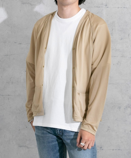 美品】MANUAL ALPHABET エッセンシャルズカーディガン 美品