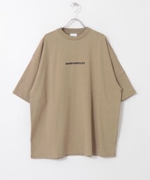 Mark Gonzales FRONT刺繍&プリント SHORT-SLEE BIG T-SHIRTS