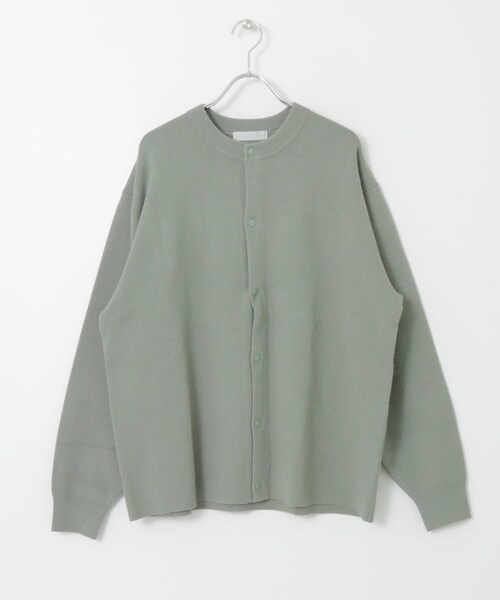 SENSE OF PLACE by URBAN RESEARCH（センスオブプレイスバイアーバンリサーチ）の「ミラノリブクルーネックカーディガン（その他・メンズ・MINT/BLACK/GREIGE・M/L）」の15枚目の写真