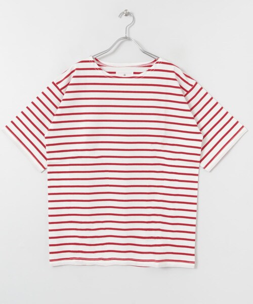 URBAN RESEARCH Sonny Label(アーバンリサーチサニーレーベル)の「マリンボーダーバスクTシャツ(その他・メンズ・オフ×レッド/オフ×ブルー/オフ×ブラウン・M/L)」の10枚目の写真