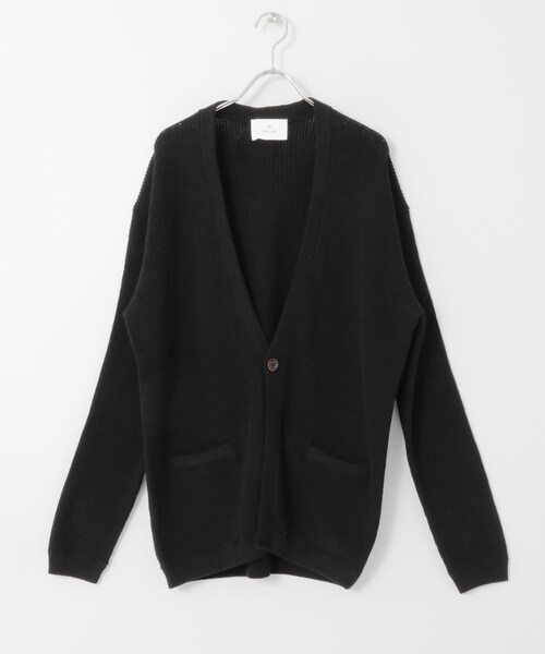 URBAN RESEARCH Sonny Label(アーバンリサーチサニーレーベル)の「ワッフル1ボタンカーディガン(その他・メンズ・ミックスネイビー/ブラック/グレージュ・M/L)」の11枚目の写真