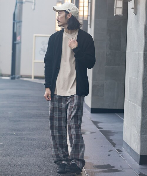 URBAN RESEARCH Sonny Label(アーバンリサーチサニーレーベル)の「ワッフル1ボタンカーディガン(その他・メンズ・ミックスネイビー/ブラック/グレージュ・M/L)」の5枚目の写真