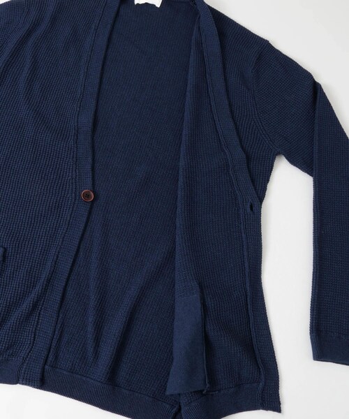 URBAN RESEARCH Sonny Label(アーバンリサーチサニーレーベル)の「ワッフル1ボタンカーディガン(その他・メンズ・ミックスネイビー/ブラック/グレージュ・M/L)」の14枚目の写真