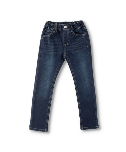 BRANSHES(ブランシェス)の「プレミアムストレッチデニム裏起毛パンツ(デニムパンツ・キッズ・ブルー/ネイビーブルー・90cm~150cm)」の2枚目の写真