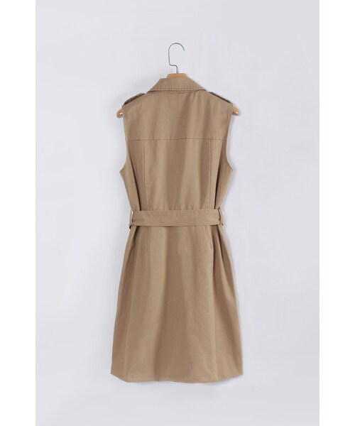 ORENDA（オレンダ）の「都會感修身風衣洋裝（ワンピース/ドレス・レディース・卡其/黑・S/M/L）」の2枚目の写真