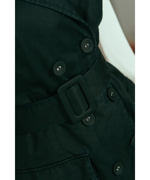 ORENDA（オレンダ）の「都會感修身風衣洋裝（ワンピース/ドレス・レディース・卡其/黑・S/M/L）」の14枚目の写真