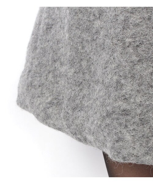 PAGEBOY（ページボーイ）の「【PAGEBOY】ビッグフード起毛コート（ジャケット/アウター・レディース・グレー系/ピンクベージュ/ブルー/ダークグリーン）」の12枚目の写真