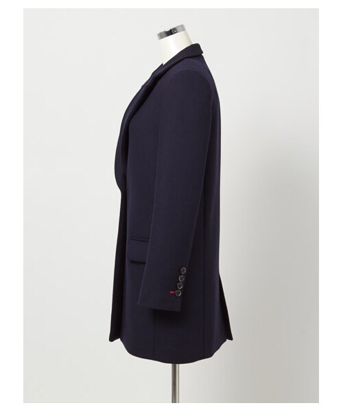 DRWCYS（ドロシーズ）の「二重織メルトンチェスターコート（ジャケット/アウター・レディース・ブラック/キャメル/ネイビー・M）」の6枚目の写真