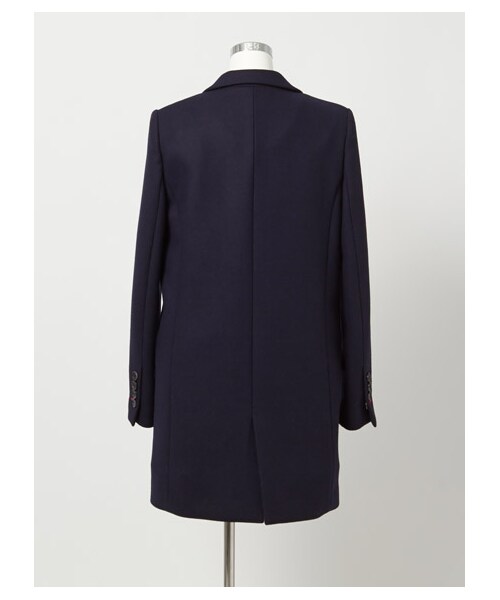 DRWCYS（ドロシーズ）の「二重織メルトンチェスターコート（ジャケット/アウター・レディース・ブラック/キャメル/ネイビー・M）」の5枚目の写真