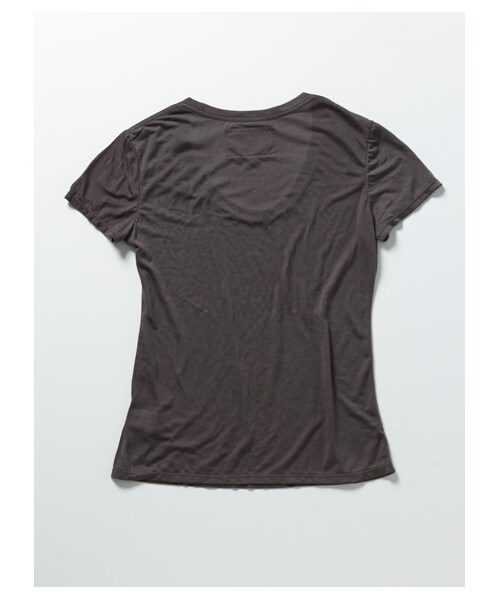 DRWCYS（ドロシーズ）の「テンセルカシミヤTシャツ（トップス・レディース・グレー/スミクロ/ホワイト/ネイビー・M）」の6枚目の写真