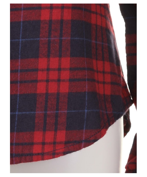 DRWCYS（ドロシーズ）の「コットンチェックシャツ（トップス・レディース・レッド/グリーン/ネイビー・M）」の10枚目の写真