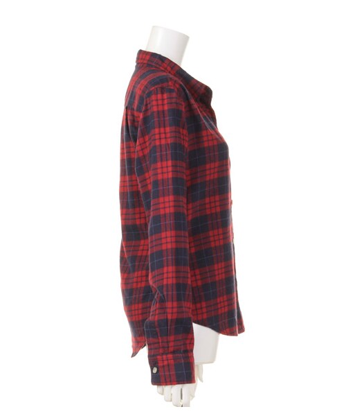 DRWCYS（ドロシーズ）の「コットンチェックシャツ（トップス・レディース・レッド/グリーン/ネイビー・M）」の6枚目の写真