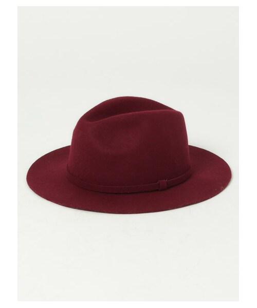 DRWCYS(ドロシーズ)の「フェルト中折れHAT(ファッション雑貨・レディース・ブラック/レッド/ブラウン/ベージュ・F)」の4枚目の写真