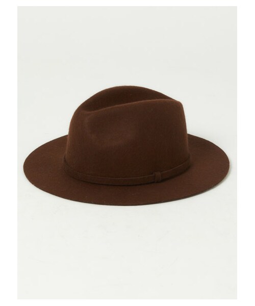DRWCYS(ドロシーズ)の「フェルト中折れHAT(ファッション雑貨・レディース・ブラック/レッド/ブラウン/ベージュ・F)」の2枚目の写真