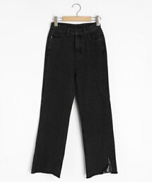 DHOLIC | スリットデニムパンツ(デニムパンツ)