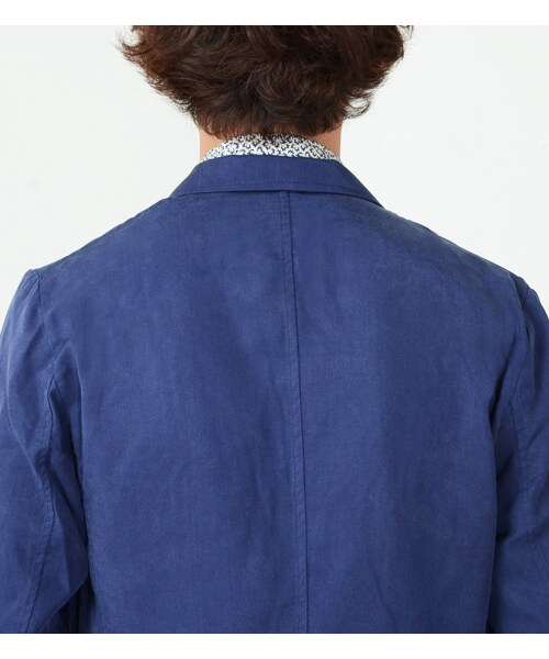 KATHARINE HAMNETT LONDON (キャサリンハムネットロンドン)の「TENCEL LONG JACKET(ジャケット/アウター・メンズ・ブラック/ブルー・M/L/AL)」の10枚目の写真