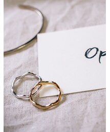 Ops. | Silver925 Wave Ring LOROC -ロロック-(リング)
