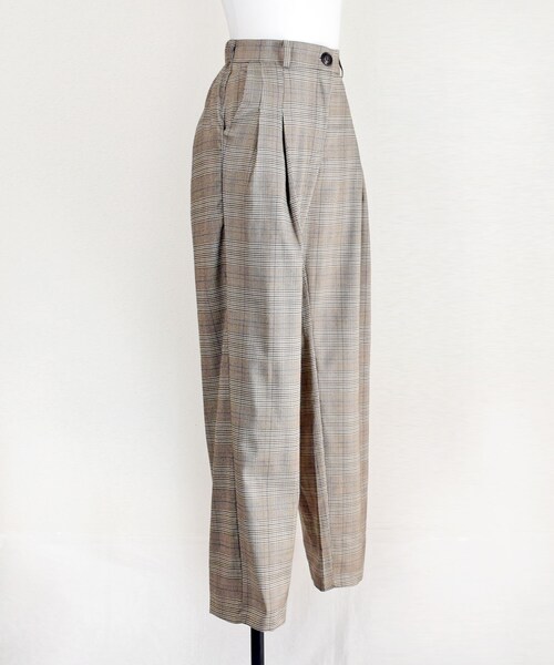 no brand（ノーブランド）の「アーバンチェックワイドPT（その他パンツ・レディース・その他）」の8枚目の写真