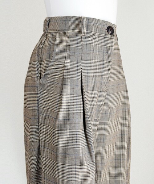 no brand（ノーブランド）の「アーバンチェックワイドPT（その他パンツ・レディース・その他）」の9枚目の写真