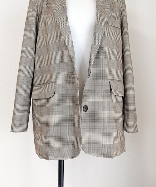no brand(ノーブランド)の「アーバンチェックJK(テーラードジャケット・レディース・その他)」の11枚目の写真