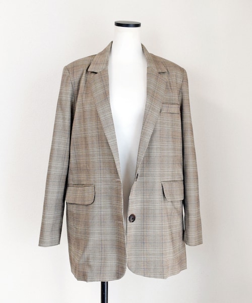 no brand(ノーブランド)の「アーバンチェックJK(テーラードジャケット・レディース・その他)」の10枚目の写真