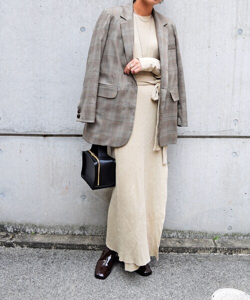 no brand(ノーブランド)の「アーバンチェックJK(テーラードジャケット・レディース・その他)」の8枚目の写真