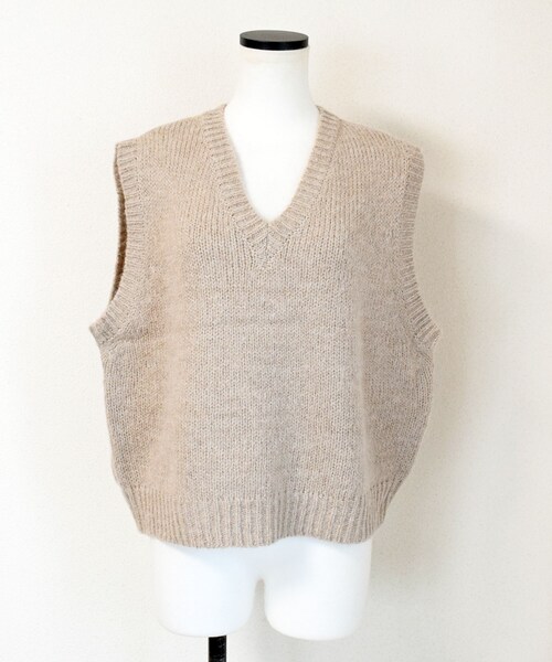 no brand（ノーブランド）の「アルパカウールニットベスト（ベスト・レディース・その他）」の10枚目の写真