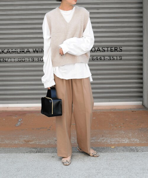 no brand（ノーブランド）の「アルパカウールニットベスト（ベスト・レディース・その他）」の4枚目の写真