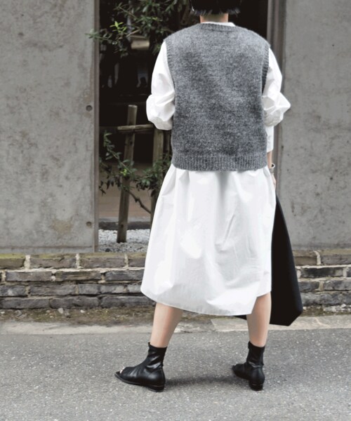 no brand（ノーブランド）の「アルパカウールニットベスト（ベスト・レディース・その他）」の8枚目の写真