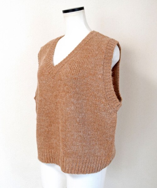 no brand（ノーブランド）の「アルパカウールニットベスト（ベスト・レディース・その他）」の13枚目の写真