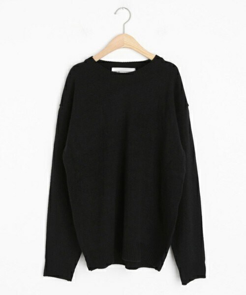 DHOLIC（ディーホリック）の「ラウンドルーズニット（ニット/セーター・レディース・ホワイト/ブラウン/ブラック/グリーン/ベージュ・FREE）」の2枚目の写真