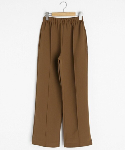 DHOLIC（ディーホリック）の「センタープレスイージーパンツ（その他パンツ・レディース・ブラック/ブラウン/イエロー・FREE）」の2枚目の写真