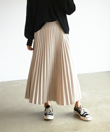 Auntie Rosa Holiday | スウェードプリーツスカート(スカート)