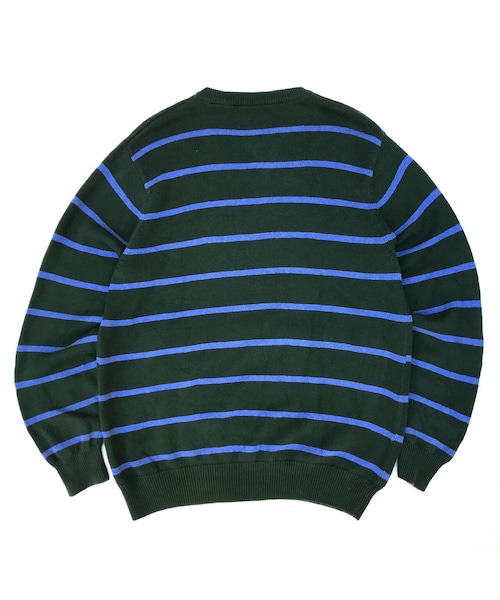 トップス 90s Eddie Bauer cotton border knit 90s Eddie Bauer cotton border knit