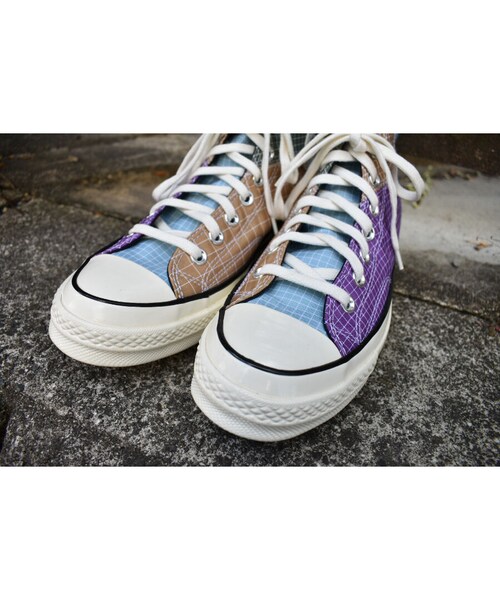 CONVERSE(コンバース)の「CONVERSE コンバース All Star CT70 HI リップストップ生地 格子柄 ハイカットスニーカー(スニーカー・メンズ・その他)」の6枚目の写真