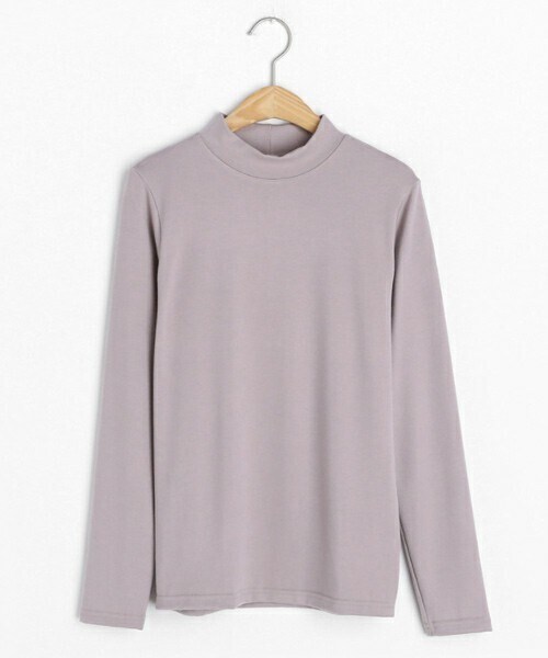 DHOLIC（ディーホリック）の「ハーフネックTシャツ（Tシャツ/カットソー・レディース・ホワイト/ブラック/ブラウン/グリーン/パープル/ベージュ・FREE）」の6枚目の写真