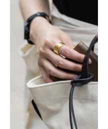 Ops. | Silver925 Hand Forged Wavy Ring ULUA -ウルア-(リング)