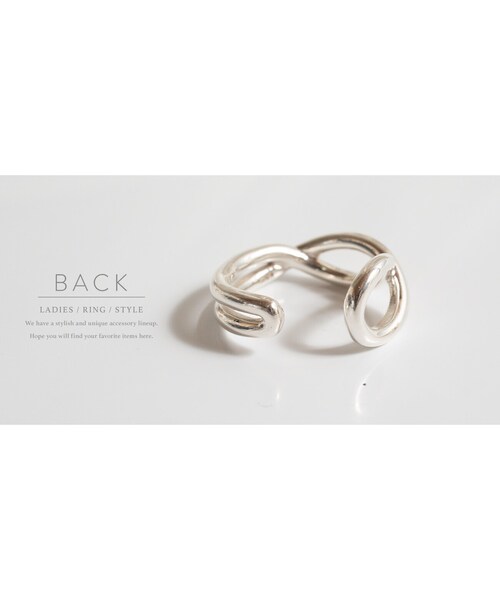 Ops.（オプス）の「Silver925 Cross Line EarCuff XIRA -エクシラ-（イヤリング（片耳用）・レディース・シルバー/イエローゴールド・ONE SIZE）」の4枚目の写真