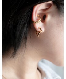 Ops. | Silver925 Cross Line EarCuff XIRA -エクシラ-(イヤリング（片耳用）)