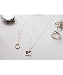 Ops. | Silver925 Ripple Coin Necklace NOVAC -ノバック-(ネックレス)