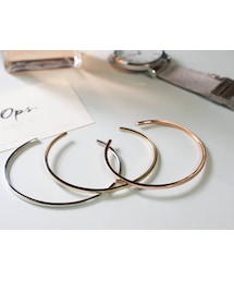Ops. | Silver925 Elegant Slim Plane Bangle PIANTA -ピアンタ-(バングル/リストバンド)