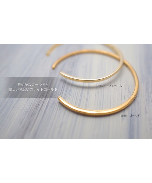 Ops.(オプス)の「Silver925 Elegant Slim Plane Bangle PIANTA -ピアンタ-(バングル/リストバンド・レディース・シルバー/イエローゴールド/ピンクゴールド・ONE SIZE)」の20枚目の写真