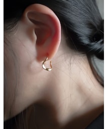 Ops. | Siler925 Ripple Drop Earrings PIELE -ピエル-(ピアス（両耳用）)