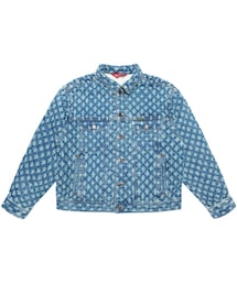ジャケット・アウター Supreme Hole Punch Denim Trucker Jacket 51925591227e50c0cfe8d88f879d36