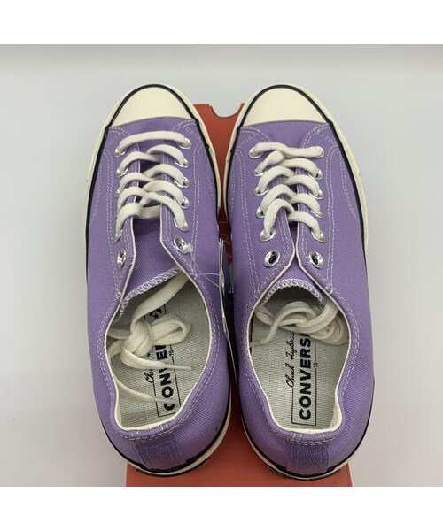 27.5 チャックテイラー オールスター ct70復刻 ウォッシュドライラック EU,US CONVERSE（イーユーユーエスコンバース）の「ウォッシュドライ