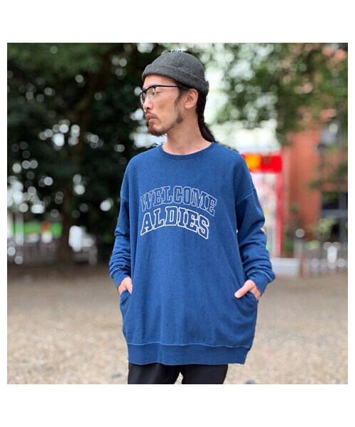 ALDIES（アールディーズ）の「Welcom Indigo Big Sweat(Navy)（スウェット・その他）」の10枚目の写真