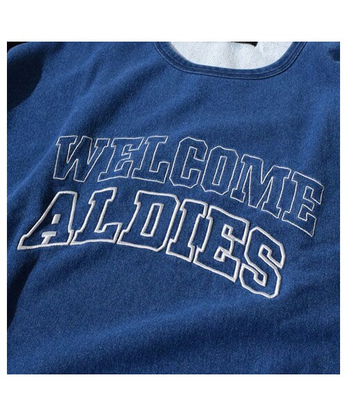 ALDIES（アールディーズ）の「Welcom Indigo Big Sweat(Navy)（スウェット・その他）」の4枚目の写真