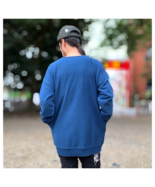 ALDIES（アールディーズ）の「Welcom Indigo Big Sweat(Navy)（スウェット・その他）」の11枚目の写真