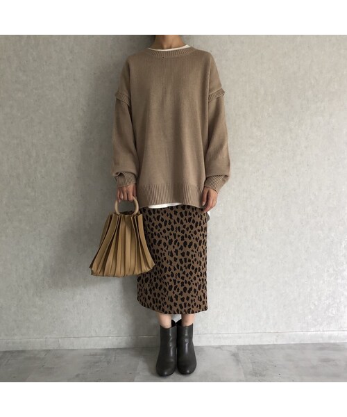 copine（コピン）の「12月4日再々入荷！着回し優秀item！3wayゆったりニット/カーディガン(2color)（ニット/セーター・レディース・その他）」の2枚目の写真