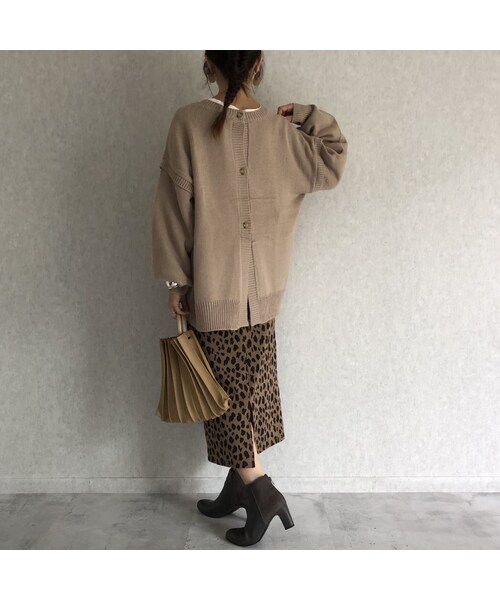 copine（コピン）の「12月4日再々入荷！着回し優秀item！3wayゆったりニット/カーディガン(2color)（ニット/セーター・レディース・その他）」の4枚目の写真